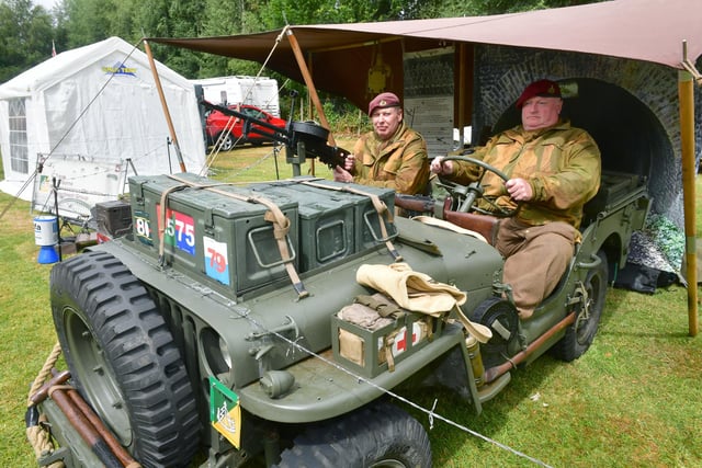 L-R Neil Parker and Lee Barker with their 1943 Ford