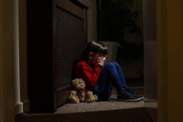 There is an increase in demand for domestic abuse support over the Christmas period. (stock image, posed by model: John Devlin)