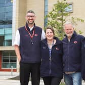 Craig Belshaw, Nicole Foster, Steve Griffiths, and Beth Griffiths from Rix K9 Fuels will all be taking part in the National Three Peaks Challenge for the Lincs and Notts Air Ambulance