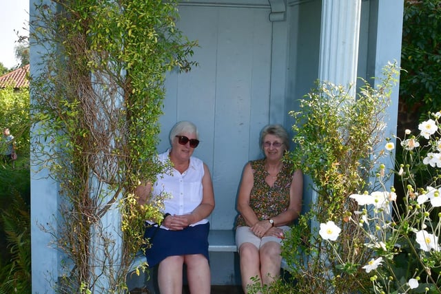 Chris Torgoose of Old Leake and Wendy Twigg of Friskney at Gunby Hall.