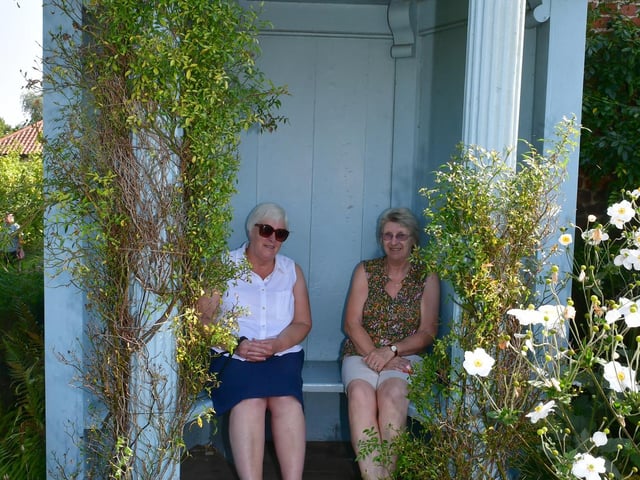 Chris Torgoose of Old Leake and Wendy Twigg of Friskney at Gunby Hall.