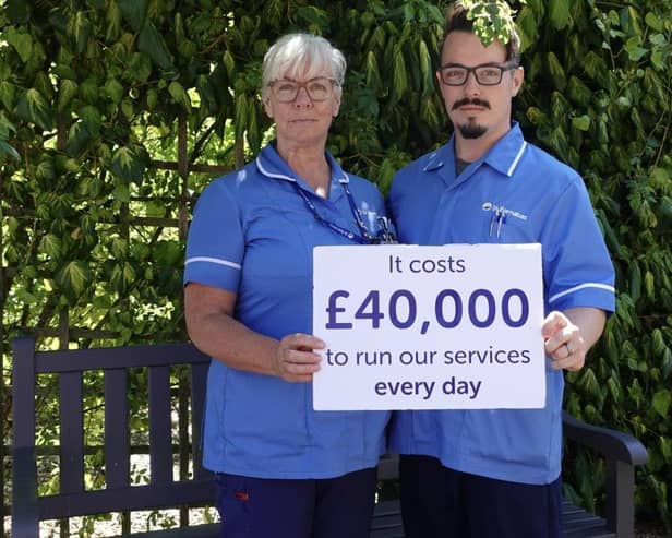 St Barnabas Hospice is warning that ongoing debts are unsustainable.