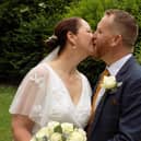 Gary and Fe on their wedding day.