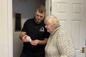 Green Doctor Ben shows Chris the benefits of LED bulbs
