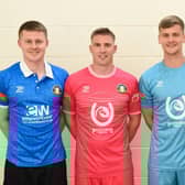 Lewis Butroid, Dayle Southwell, Josh Render and Bobby Johnson show off the new kits, available to buy online.