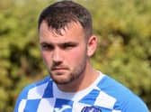 Louth skipper Alex Aldrich - his goal proved in vain on Saturday.