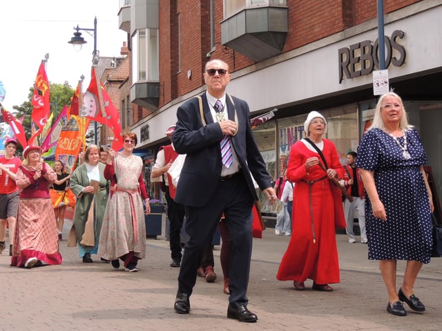 The new Mayor of Boston Coun Barrie Pierpoint was among those to take part in the procession. He said: "Thank you to the organisers for inviting me to this event. It was a great day with different stalls, crafts and activities, music, dancers and so much colour. The parade was fantastic to be part of. It was a marvellous day and I was so pleased to meet lots of people at this community event.”