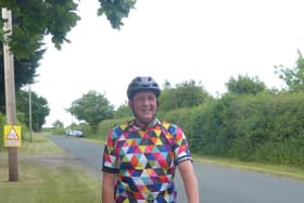Race winner Simon Bower.