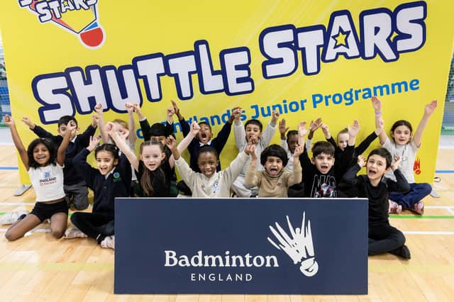 Over 100 school children enjoyed a day of badminton at the launch event