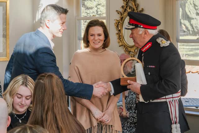Wrendale Designs receiving their King's Award.