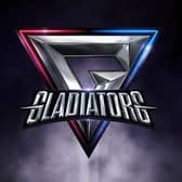 New logo for Gladiators. (Pic credit: BBC)