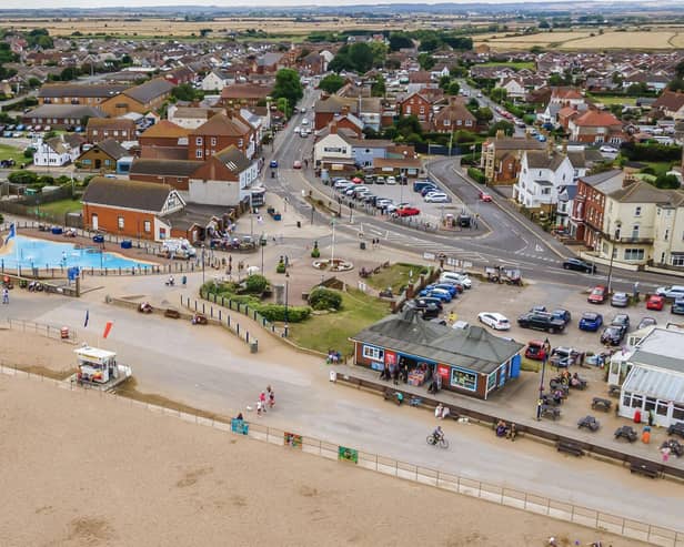 An aerial view of 'hidden holiday hotspot' Sutton on Sea. (PHOTO BY: suttononsea.info)