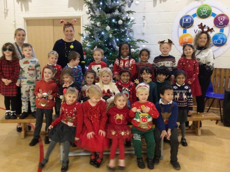 Tower Road Academy pupils were feeling festive.