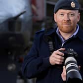 Photographer and musician Martin Goffin captured during his day job at RAF Coningsby (PHOTO BY: RAF Coningsby)