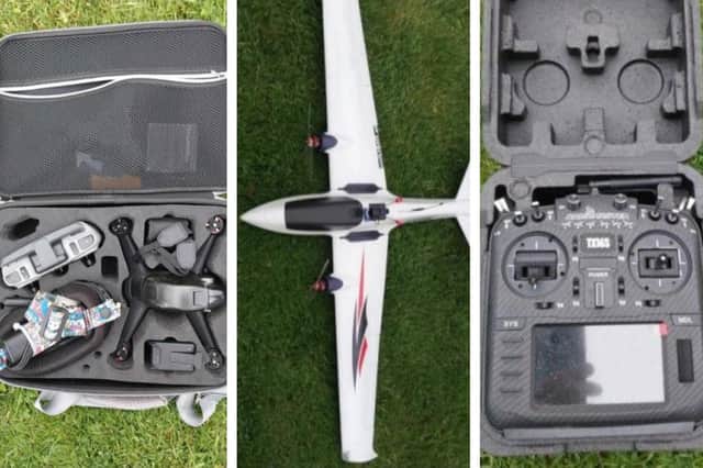 Equipment seized by Lincolnshire Police in relation to the case against Thomas Ling, 34, of Main Road, Brothertoft.