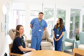 Lincoln Medical Students from L to R: Harriet Francis, Joe Lake and Zainah Sindhoo