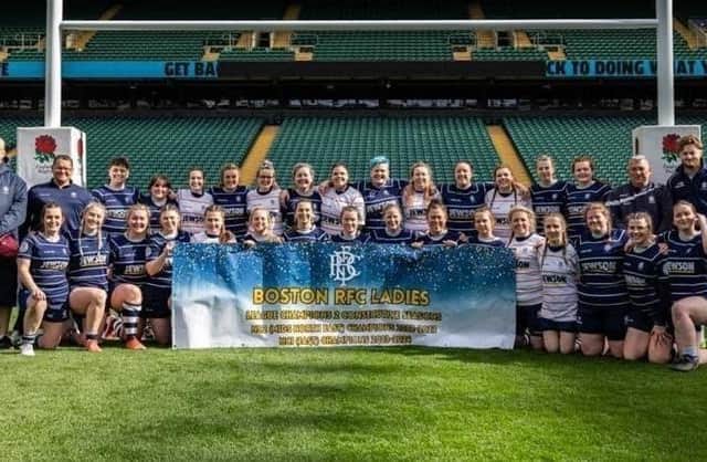 Boston Ladies at Twickenham. Pic: Wayne Lagdon.