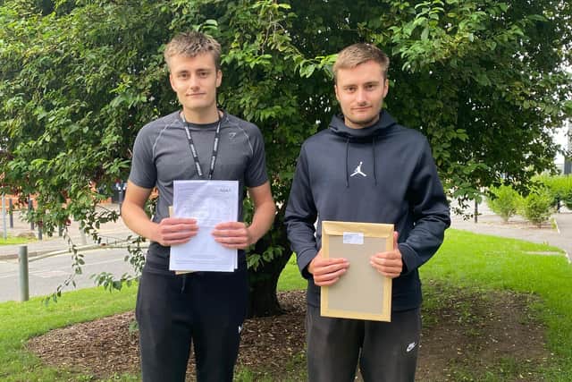 Reegan Paul, of Boston, with his twin brother Kieran.