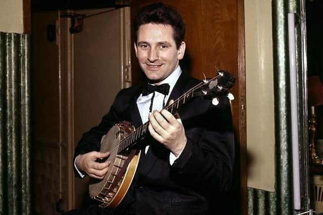 Musical legend Lonnie Donegan, who had 31 UK top-30 hit singles in the 1950s and 1960s, including three number ones. (PHOTO BY: Getty Images)