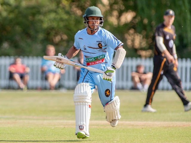 Mohammad Ashraful batting during the All Stars match.