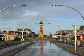 The sky over Skegness this morning as Storm Éowyn arrives - just another bracing day really.