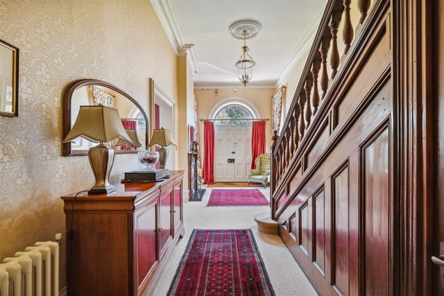 The entrance hall.