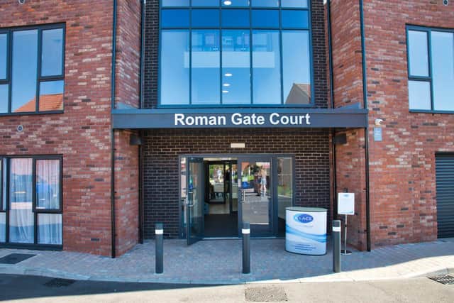 Roman Gate Court entrance