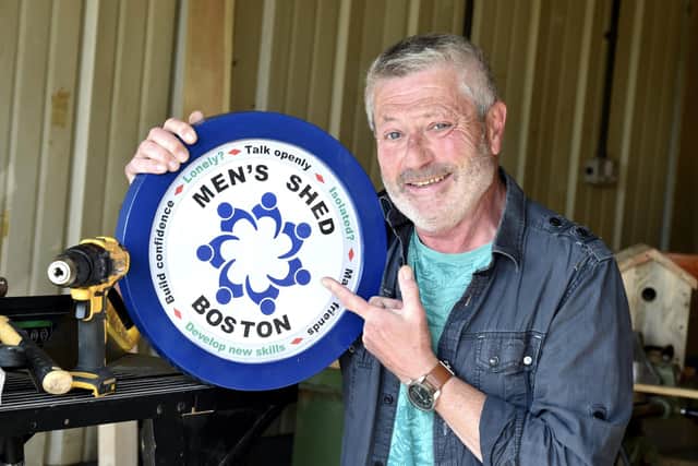 John Mould, of Boston, chairman of Boston Men's Shed.