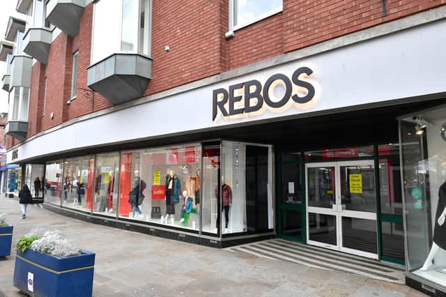 Rebos department store in Boston, pictured today (Monday).