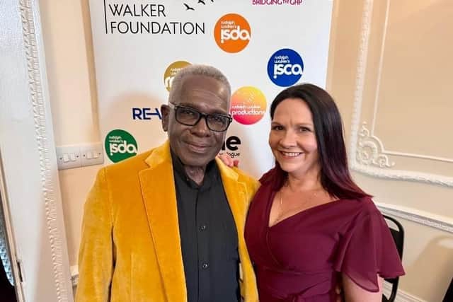 Rudolph Walker and Taryn Johnston