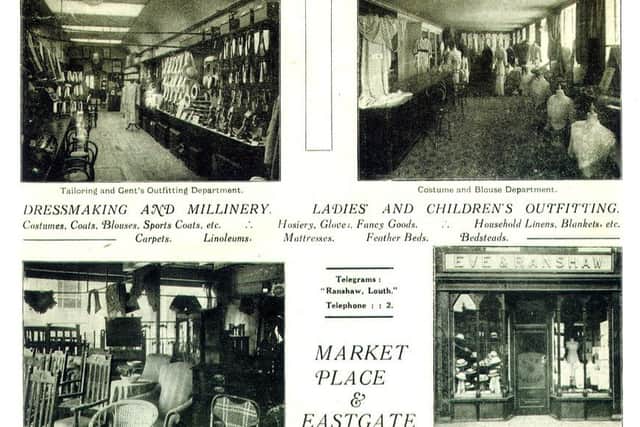 A historic advert for Eve & Ranshaw.