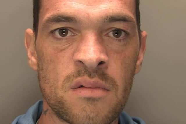 Dean Roberts was sentenced to a total of 24 weeks in prison and must pay a surcharge of £154.