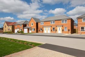 B&amp;DWS - 007 - A typical street scene at Barratt Homes' Wigmore Park development