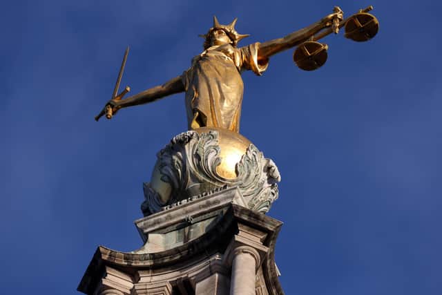 File photo dated 08/01/19 of FW Pomeroy's Statue of Justice above the Central Criminal Court building, Old Bailey in London. Plans to ensure sentencing in the most serious criminal cases can be broadcast are being consulted on by the Ministry of Justice.