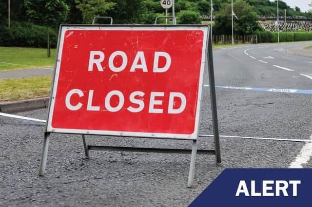 The A52 at Croft has been closed after a road accident.