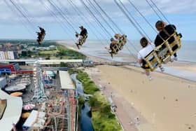 Photographer John Byford's view from top of the Big Ben Tower - the new attraction on Skegness seafront.