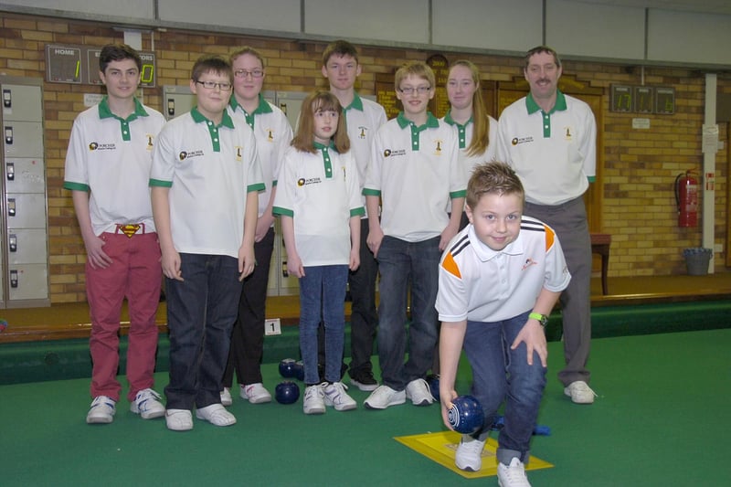 Some of Boston Indoor Bowls Club's junior members in March 2014. This picture was featured in the paper ahead of the club holding an open event at its Rosebery Avenue home. The sport was in the spotlight 10 years ago as a result of the recent Winter Olympics, and, specifically, the medal-winning performance of Great Britain's curling teams. "People are now calling it curling on carpet, we used to call curling bowls on ice," joked Boston Indoor Bowling Club director Richard White. Pictured are Jack Taylor-Cook,11, bowling, watched by (from left) Nathan Dunnington, 14, Liam Reeson, 13, Kathryn Rockall, 12, Caitlin Moore, 10, Lewis Skinner, 17, Tom Thurston, 12, Rebecca Clare, 15, and junior coach Rob West.