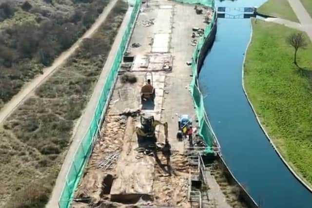 GONE - the site is to become new public green space, say East Lindsey District Council. Photo: Barry Robinson