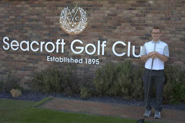 Adrian Goodyear, Assistant Professional at Seacroft Golf Club.