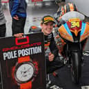 Aaron Silvester after securing pole position. Photo: MotoAero Photography.