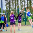 Boston Netball League action.