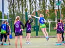 Boston Netball League action.