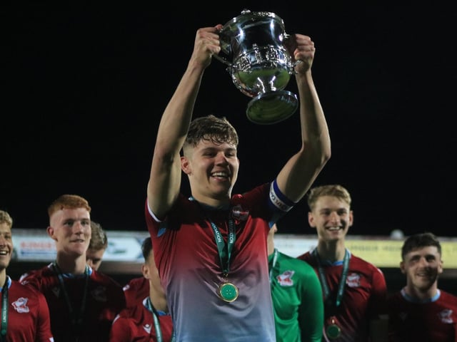 Scunthorpe Town won the Lincolnshire Senior Cup. Photo: Oliver Atkin