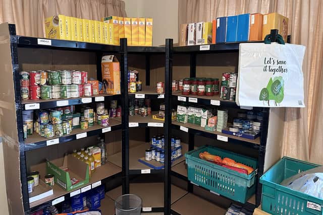 Examples of Boston Foodbank stock.