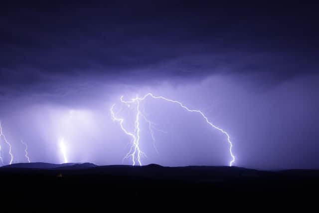 A storm warning has been issued