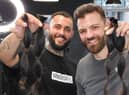Chris Lee, right, grew his hair for three years and has donated it to The Little Princess Trust