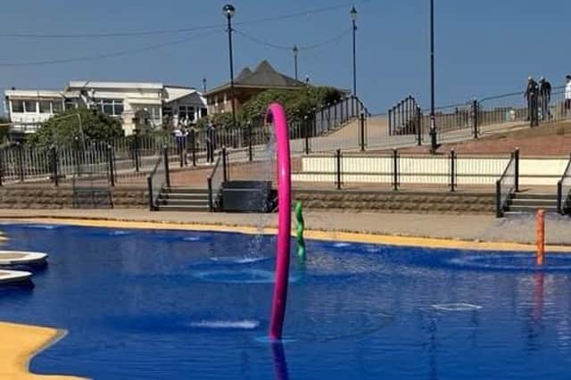 The Maple Leaf paddling pool in Sutton on Sea has re-opened.