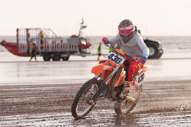 Mckenzie Mallabone racing at Mablethorpe. Photos: Chris Frear
