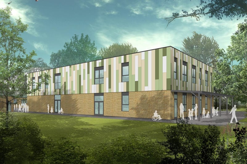 An artist's impression of the new £6.8m teaching block at The Eresby School in Spilsby.
