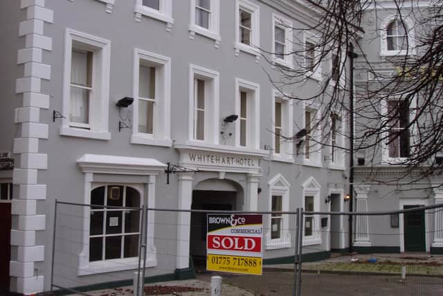 The White Hart Hotel, closed in late 2005 ahead of a major refurbishment project.